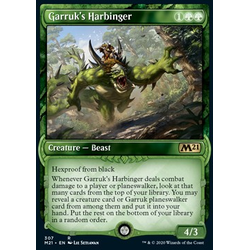 Magic löskort: Core Set 2021: Garruk's Harbinger (alternative art) (Foil)
