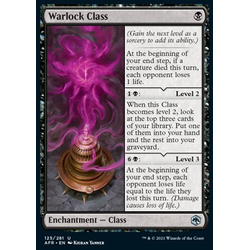 Magic löskort: Adventures in the Forgotten Realms: Warlock Class
