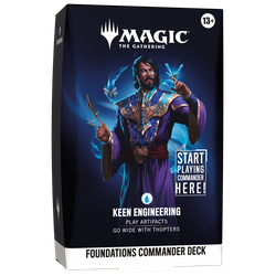 Magic The Gathering: Foundations Commander Deck - Keen Engineering