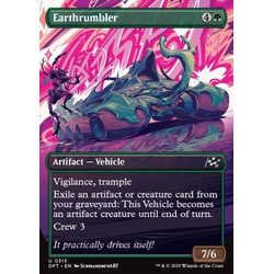 Magic löskort: Magic: Aetherdrift: Earthrumbler (alternative art)