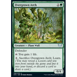 Magic Löskort: Strixhaven: School of Mages: Overgrown Arch