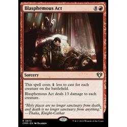Magic löskort: Commander Masters: Blasphemous Act