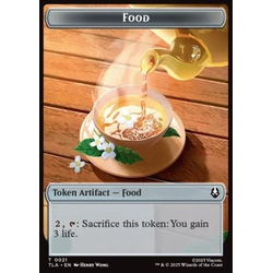 Magic löskort: Avatar: The Last Airbender: Food Token // Monk Token (R 1/1)