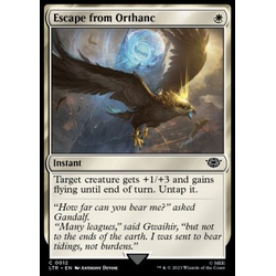 Magic löskort: The Lord of the Rings: Tales of Middle-earth: Escape from Orthanc (Foil)