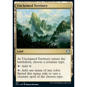 Magic löskort: Commander: Innistrad: Midnight Hunt: Unclaimed Territory