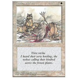 Magic löskort: 4th Edition: Tundra Wolves