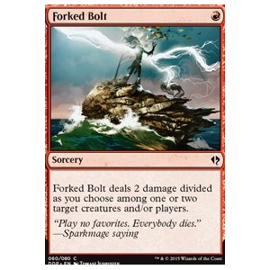 Magic löskort: Duel Decks: Zendikar vs Eldrazi: Forked Bolt