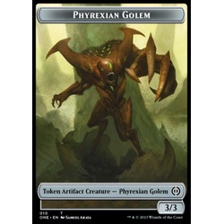 Magic löskort: Phyrexia: All Will Be One: Phyrexian Golem Token