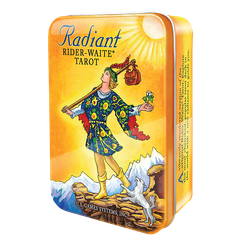 Tarot cards: Radiant Rider-Waite in a Tin Box