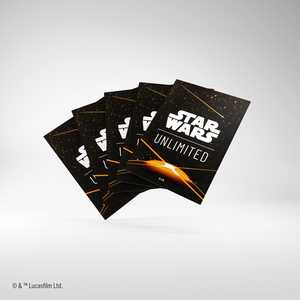 Card Sleeves Standard Art "Star Wars: Unlimited - Card Back Orange" (60) (GameGenic)