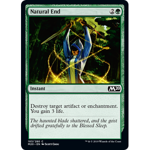 Magic löskort: Core Set 2020: Natural End (Foil)