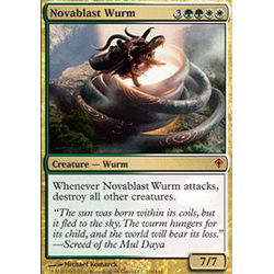 Magic löskort: Worldwake: Novablast Wurm