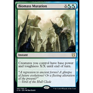 Magic löskort: Commander 2019: Biomass Mutation