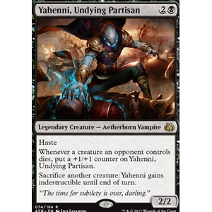 Magic löskort: Aether Revolt: Yahenni, Undying Partisan