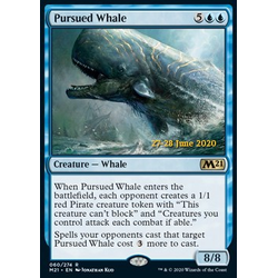 Magic löskort: Core Set 2021: Pursued Whale (Promo) (Foil)