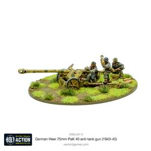 German: Heer 75mm PaK 40 anti-tank gun (1943-45)