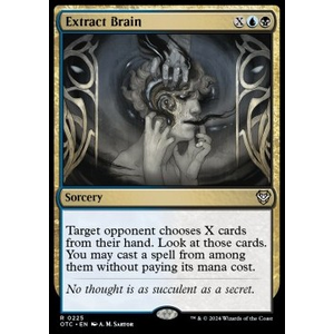 Magic löskort: Commander: Outlaws of Thunder Junction: Extract Brain