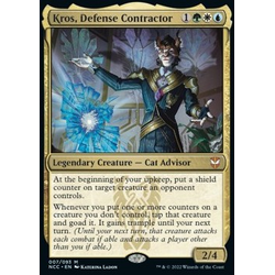 Magic löskort: Commander: Streets of New Capenna: Kros, Defense Contractor (Foil)