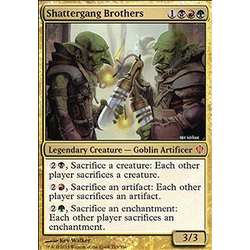 Magic löskort: Commander 2013: Shattergang Brothers