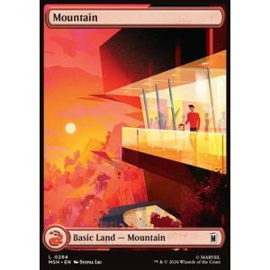 Magic löskort: Marvel Super Heroes: Mountain (V.2) (Foil)