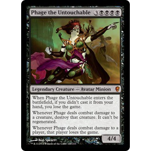 Magic löskort: Conspiracy: Phage the Untouchable (Foil)