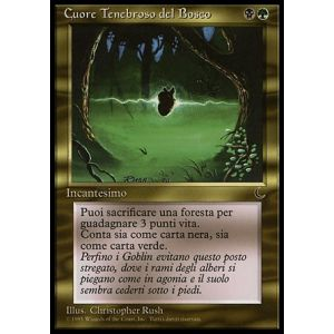Magic löskort: The Dark Italian: Dark Heart of the Wood (italiensk)