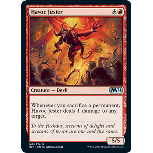 Magic löskort: Core Set 2021: Havoc Jester