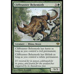 Magic löskort: Conflux: Cliffrunner Behemoth