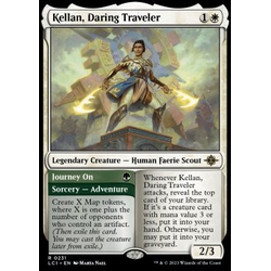 Magic löskort: The Lost Caverns of Ixalan: Kellan, Daring Traveler