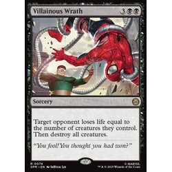 Magic löskort: Magic: the Gathering: Marvel's Spider-Man: Villainous Wrath (Foil)