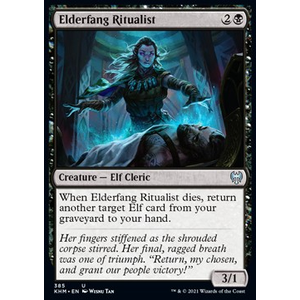 Magic löskort: Kaldheim: Elderfang Ritualist