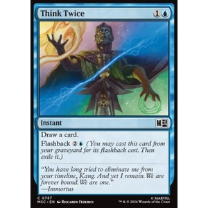 Magic löskort: Commander: Marvel Super Heroes: Think Twice