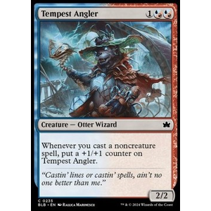Magic löskort: Bloomburrow: Tempest Angler