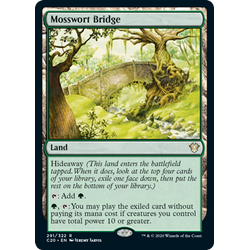 Magic löskort: Commander 2020: Mosswort Bridge