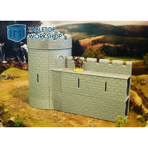 28mm Fortified Wall Section