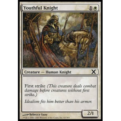Magic löskort: 10th Edition: Youthful Knight