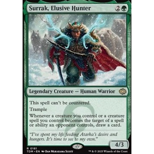Magic löskort: Tarkir: Dragonstorm: Surrak, Elusive Hunter