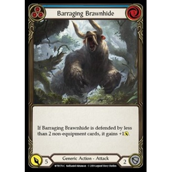 FaB Löskort: Welcome to Rathe Alpha: Barraging Brawnhide (Blue)