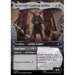 Magic löskort: The Hobbit: Great Ugly-Looking Goblin // Clap! Snap! (alternative art)