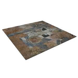 TerrainCrate: Deadzone Sector #4 Gaming Mat 2'x2' with 3″ Squares (Neoprene / Mousepad)