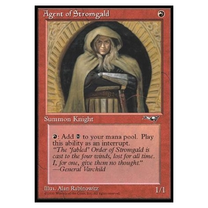 Magic löskort: Alliances: Agent of Stromgald v.2
