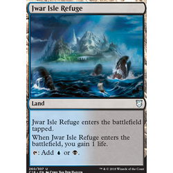 Magic löskort: Commander 2018: Jwar Isle Refuge