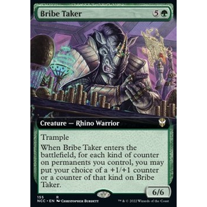 Magic löskort: Commander: Streets of New Capenna: Bribe Taker (alternative art)