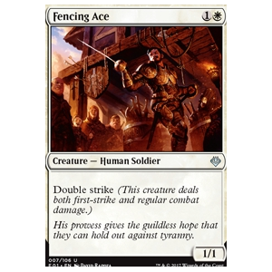 Magic löskort: Archenemy: Nicol Bolas: Fencing Ace