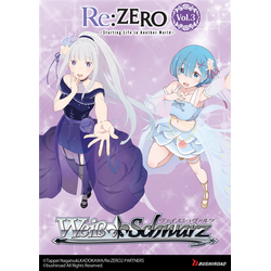 Weiβ Schwarz: Re:ZERO - Starting Life in Another World - Vol.3 Booster Display (12 booster packs)