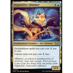 Magic löskort: Duskmourn: House of Horror: Inquisitive Glimmer (Foil)