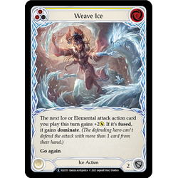 FaB Löskort: Tales of Aria Unlimited: Weave Ice (Yellow) (Rainbow Foil)