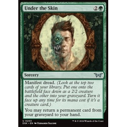Magic löskort: Duskmourn: House of Horror: Under the Skin (Foil)