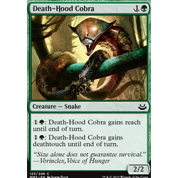 Magic löskort: Modern Masters 2017: Death-Hood Cobra