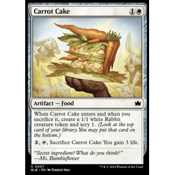 Magic löskort: Bloomburrow: Carrot Cake (Foil)